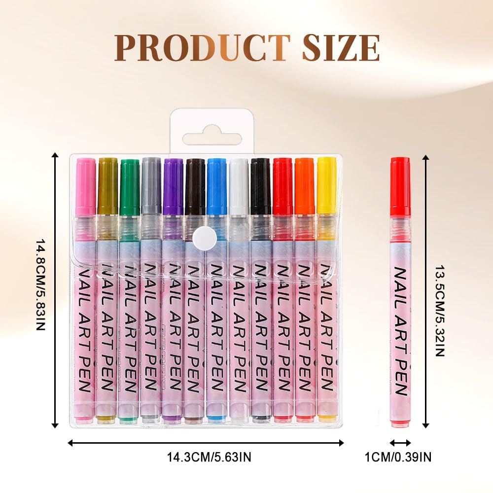 Nail Art Pens Drawing Set