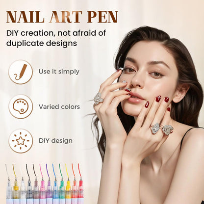 Nail Art Pens Drawing Set